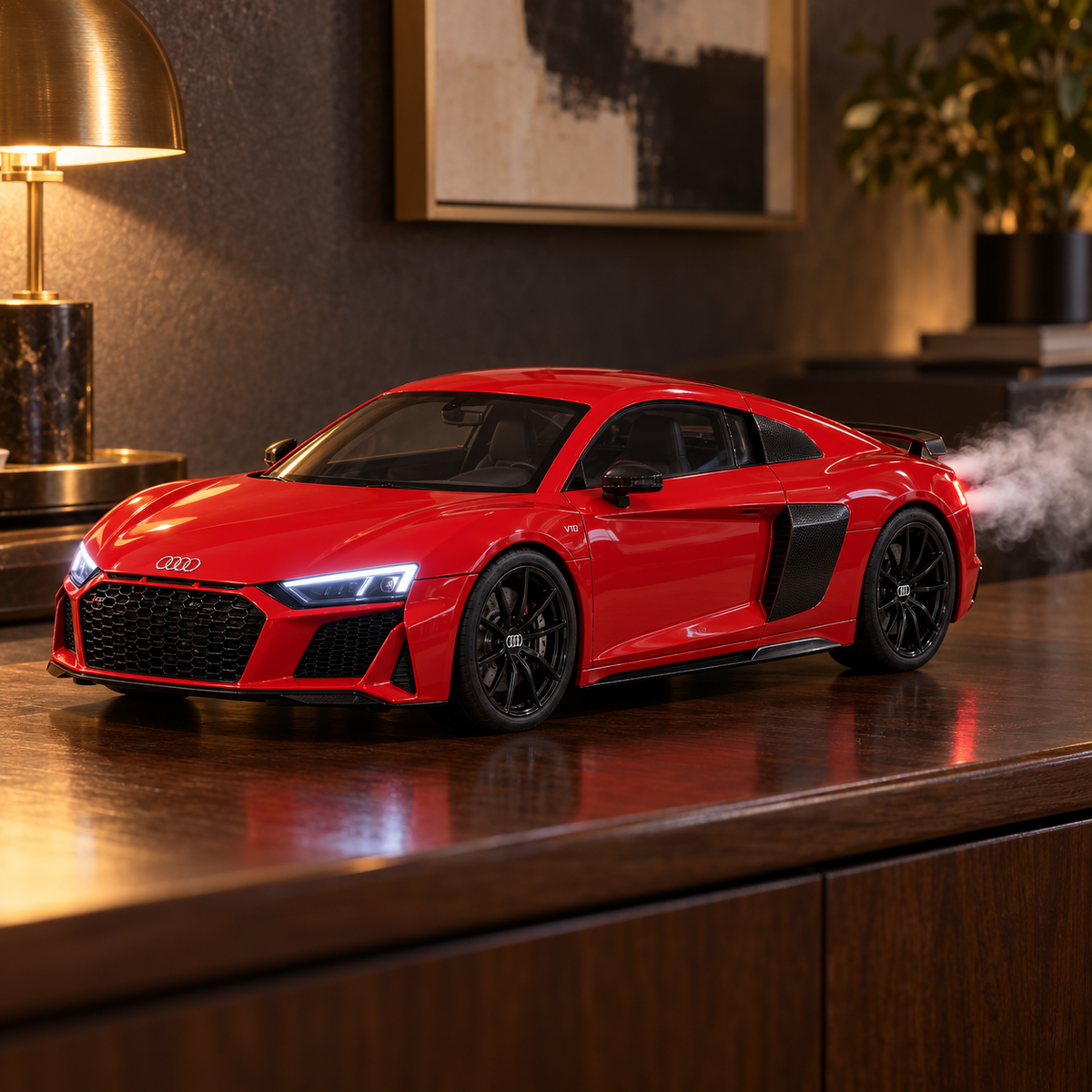 Audi R8 V10 Car Air Humidifier - audi r8 v10 car air humidifier front three quarter