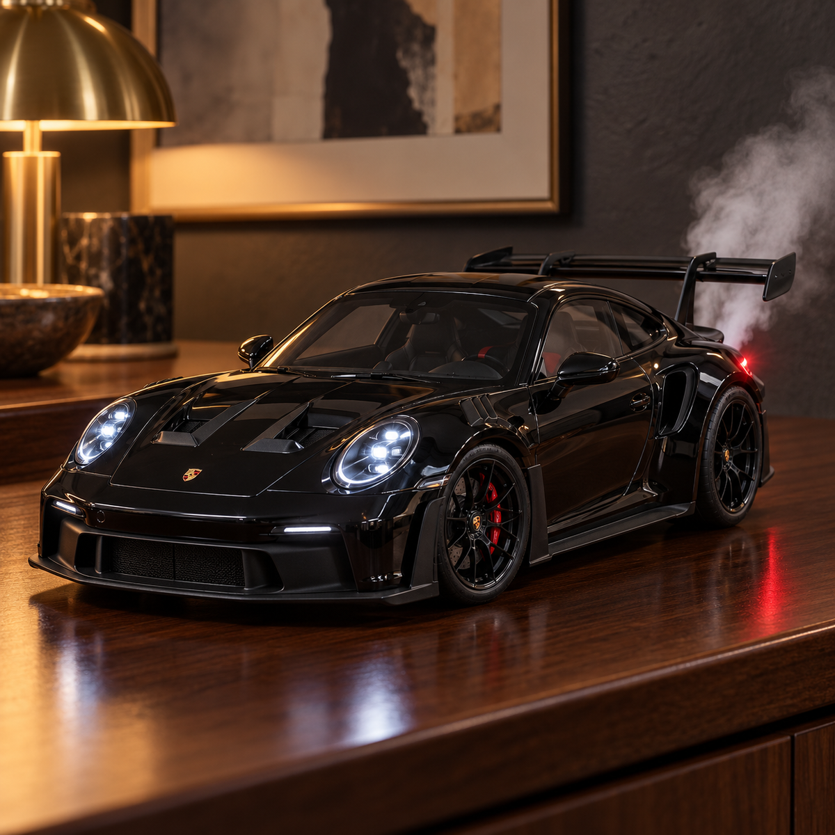 Porsche 911 GT3 RS Car Air Humidifier - porsche 911 gt3 rs car air humidifier front three quarter